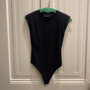 Abercrombie & Fitch Soft AF strong shoulder crew bodysuit NWOT
